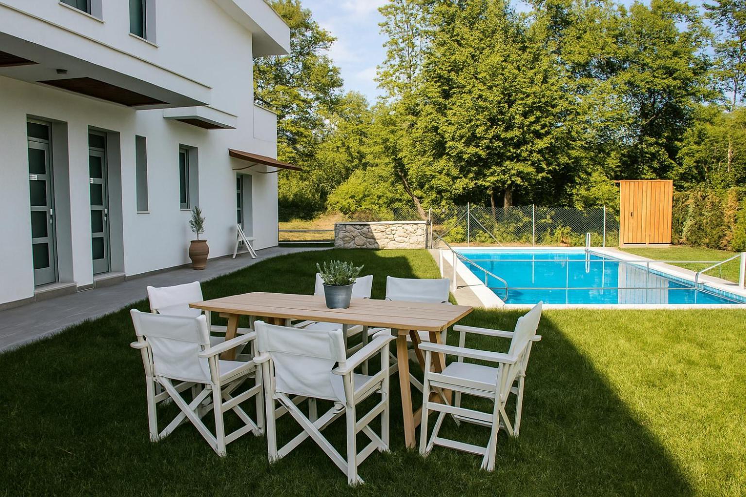 Aristotelia Gi Ikies - Olympiada Poolside Retreats Kültér fotó